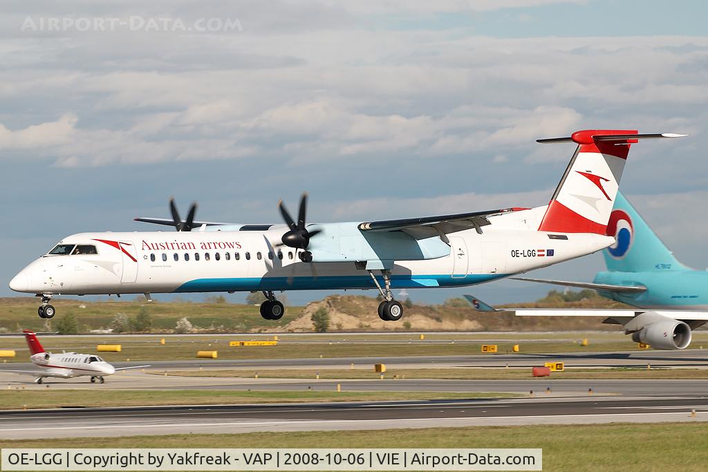 OE-LGG, 2002 De Havilland Canada DHC-8-402Q Dash 8 C/N 4074, Austrian Arrows Dash 8-400