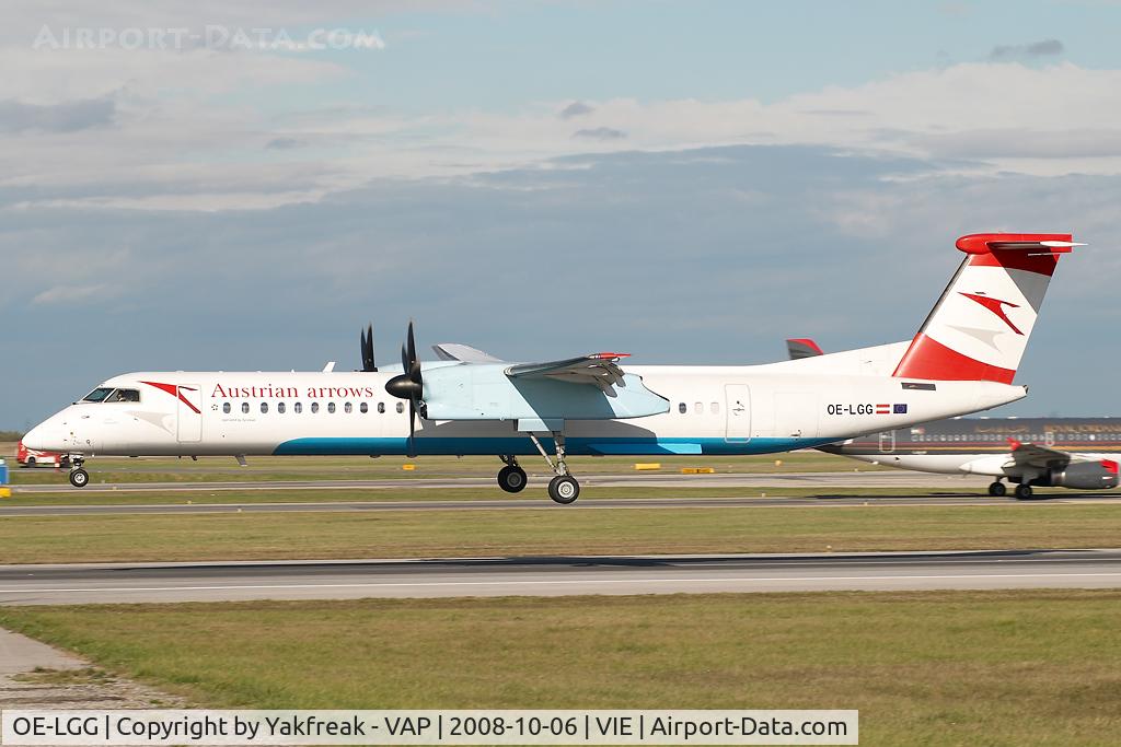 OE-LGG, 2002 De Havilland Canada DHC-8-402Q Dash 8 C/N 4074, Austrian Arrows Dash 8-400