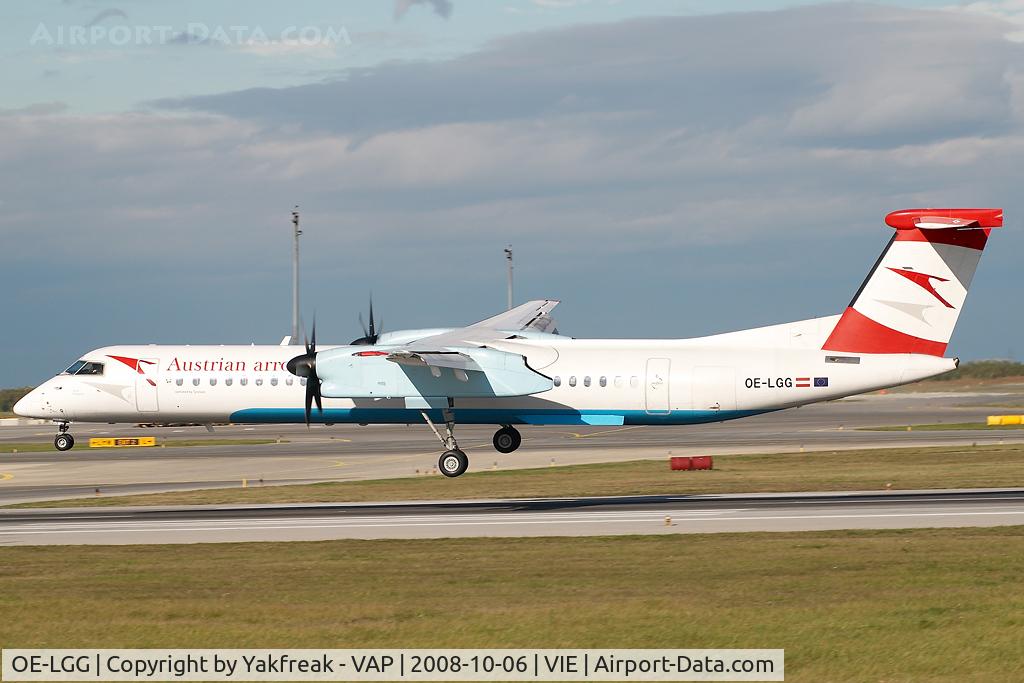 OE-LGG, 2002 De Havilland Canada DHC-8-402Q Dash 8 C/N 4074, Austrian Arrows Dash 8-400