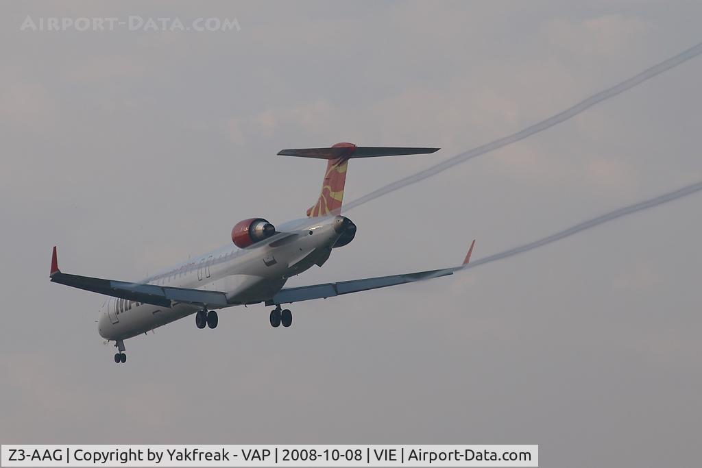 Z3-AAG, 2001 Bombardier CRJ-900LR (CL-600-2D24) C/N 15001, Macedonian Regionaljet 900