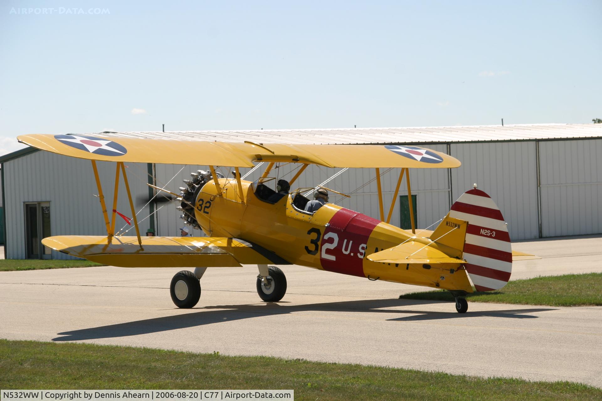 N532WW, 1941 Boeing A75N1(PT17) C/N 75-1486, Poplar Grove,IL