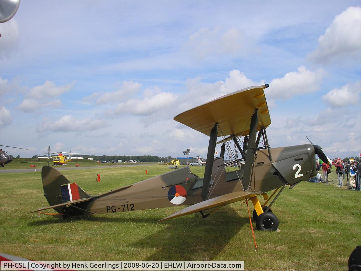PH-CSL, De Havilland DH-82A Tiger Moth II C/N 86609, Dutch AF Openday , Leeuwarden AFB , 2008