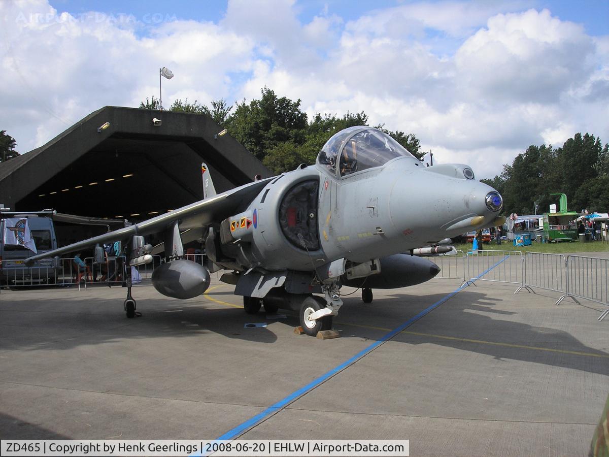 ZD465, 1990 British Aerospace Harrier GR.9 C/N P55, Dutch AF Openday , Leeuwarden AFB , 2008   - RAF