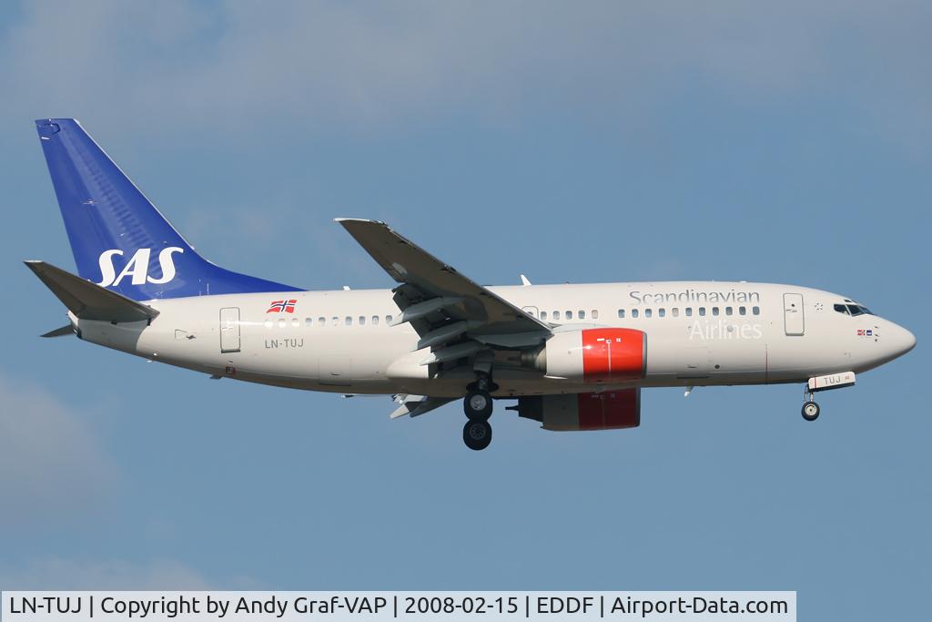 LN-TUJ, 2001 Boeing 737-705 C/N 29095, Scandinavian Airlines 737-700