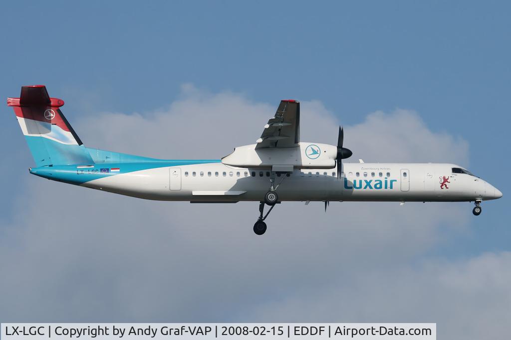 LX-LGC, 2007 De Havilland Canada DHC-8-402Q Dash 8 C/N 4162, Luxair DHC 8-400