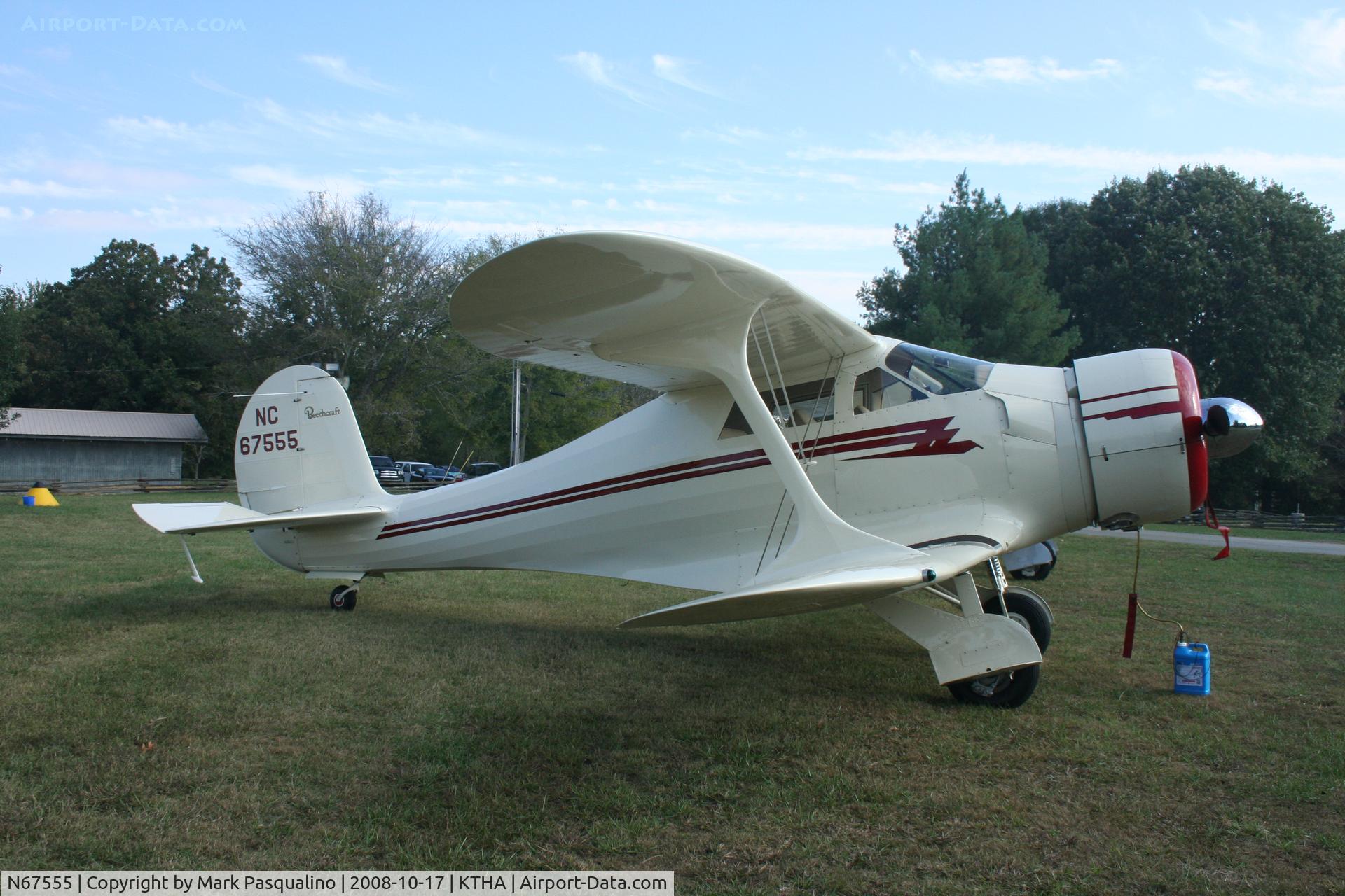 N67555, 1944 Beech D17S Staggerwing C/N 6876, Beech D17S