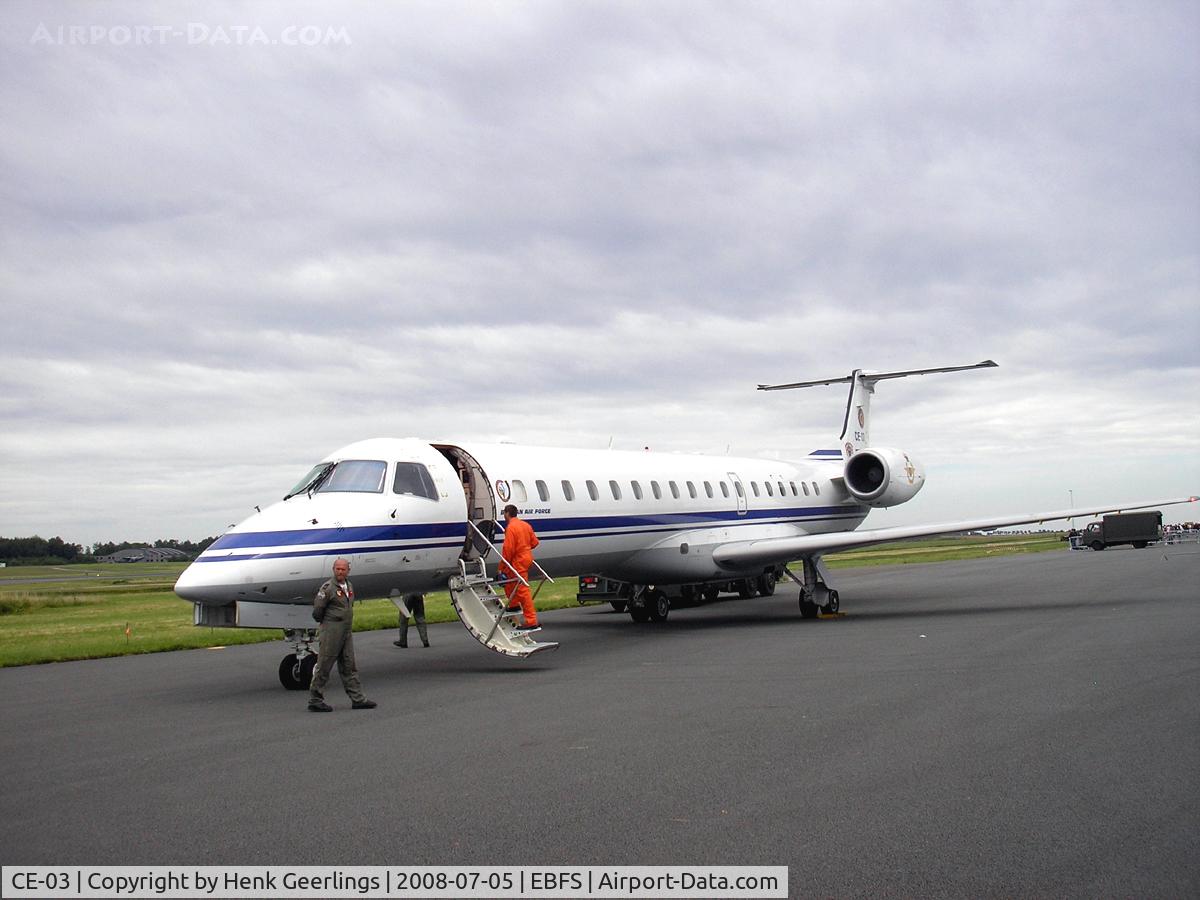 CE-03, 2001 Embraer ERJ-145LR (EMB-145LR) C/N 145526, Belgian Defence Day - Florennes July 2008