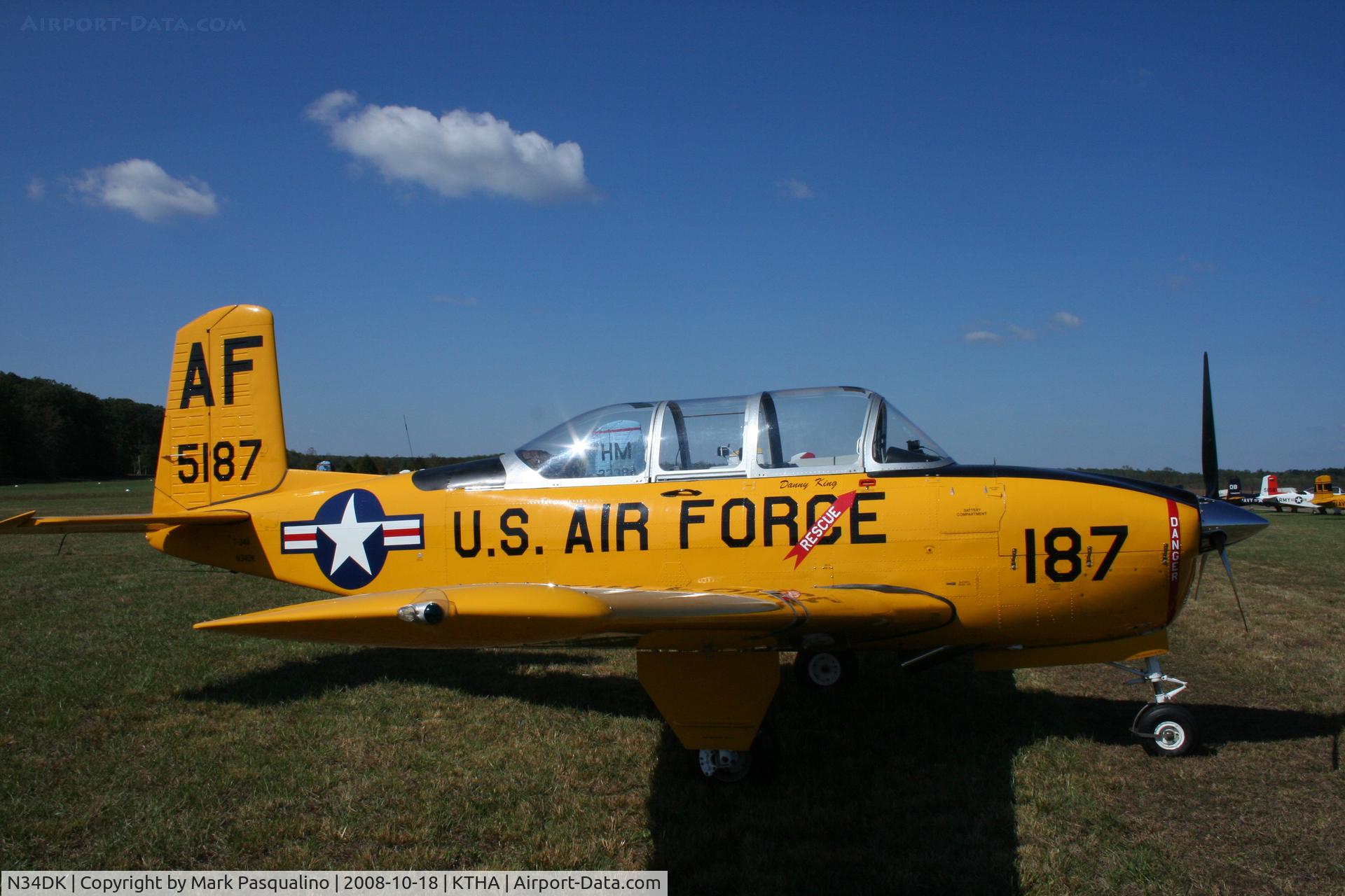 N34DK, 1962 Beech A45 C/N G-744, Beech T-34A