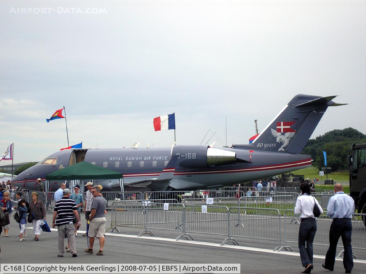 C-168, 2000 Bombardier Challenger 604 (CL-600-2B16) C/N 5468, Belgian Defence Day - Florennes July 2008