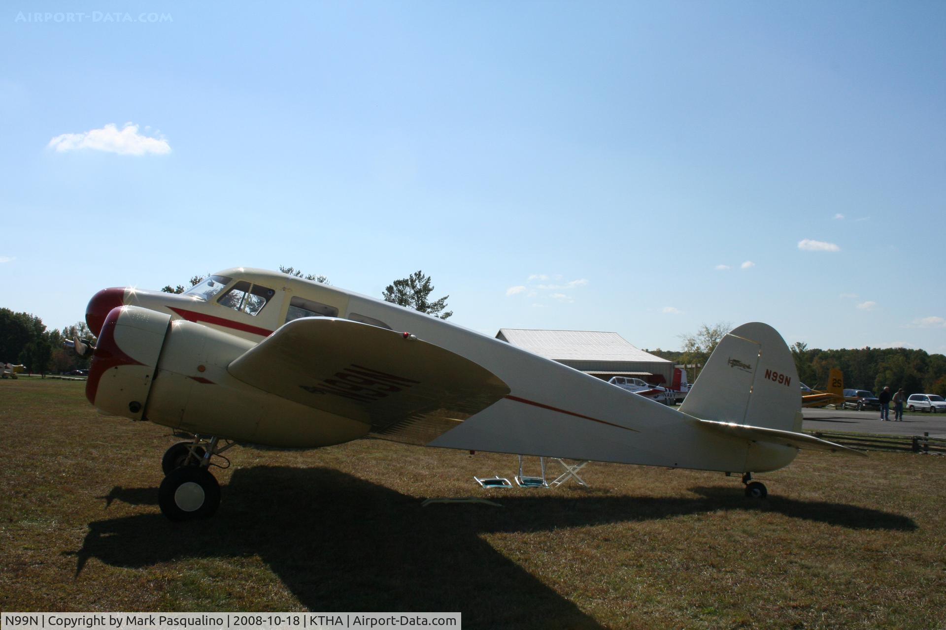 N99N, 1943 Cessna UC-78 (T-50) Bobcat Bobcat C/N 5165, Cessna T-50