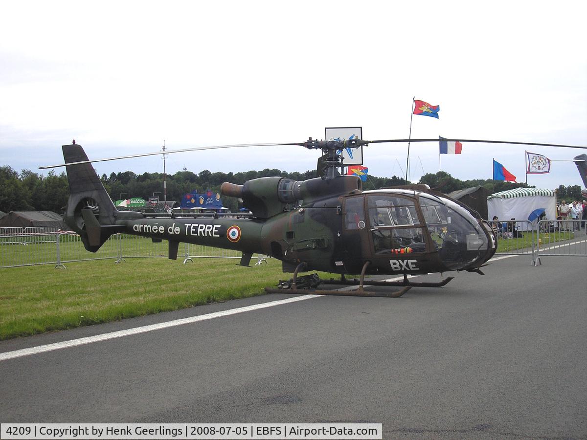 4209, Aérospatiale SA-342L-1 Gazelle C/N 2209, Belgian Defence Day - Florennes July 2008  - French Army