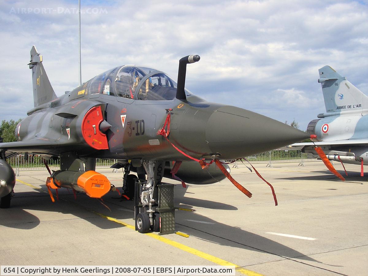 654, 2008 Dassault Mirage 2000D C/N 528, Belgian Defence Day - Florennes July 2008  - French AF