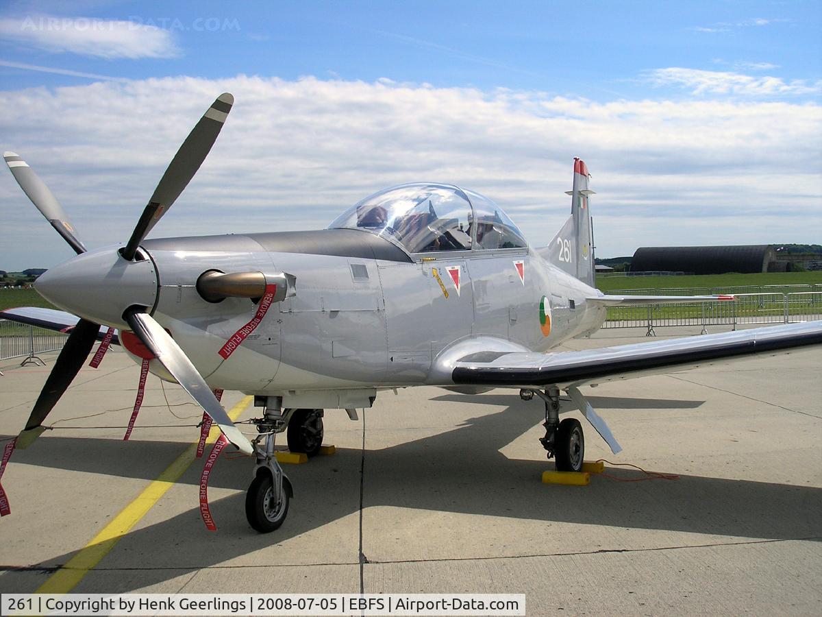 261, Pilatus PC-9M C/N 656, Belgian Defence Day - Florennes July 2008 - Irish Air Corps