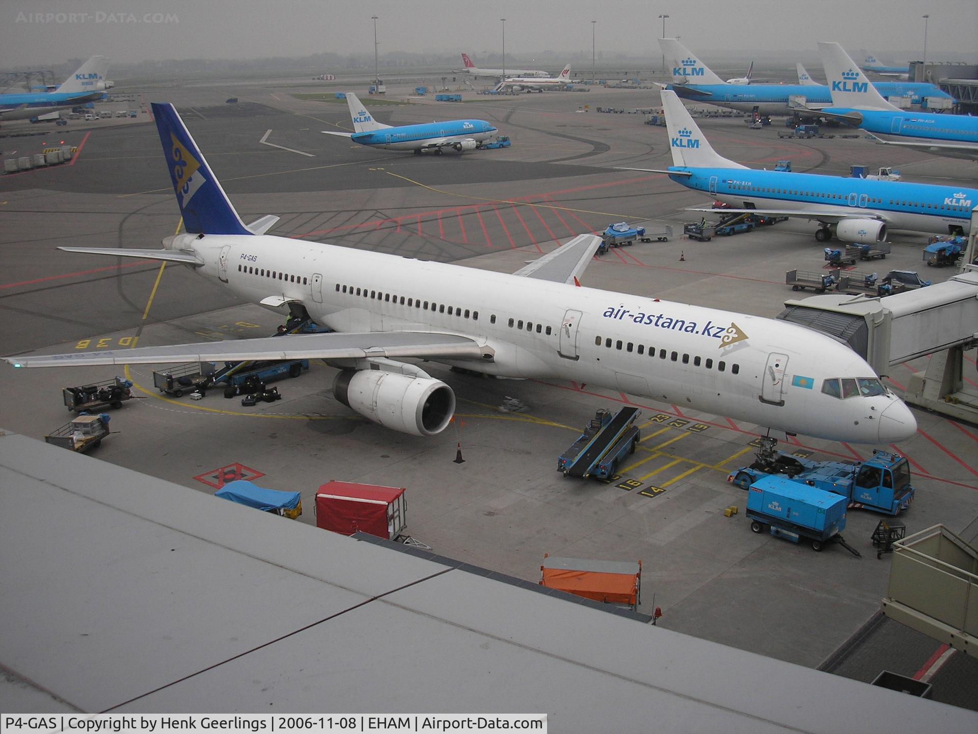 P4-GAS, 1996 Boeing 757-2G5 C/N 28112, Schiphol , Air Astana