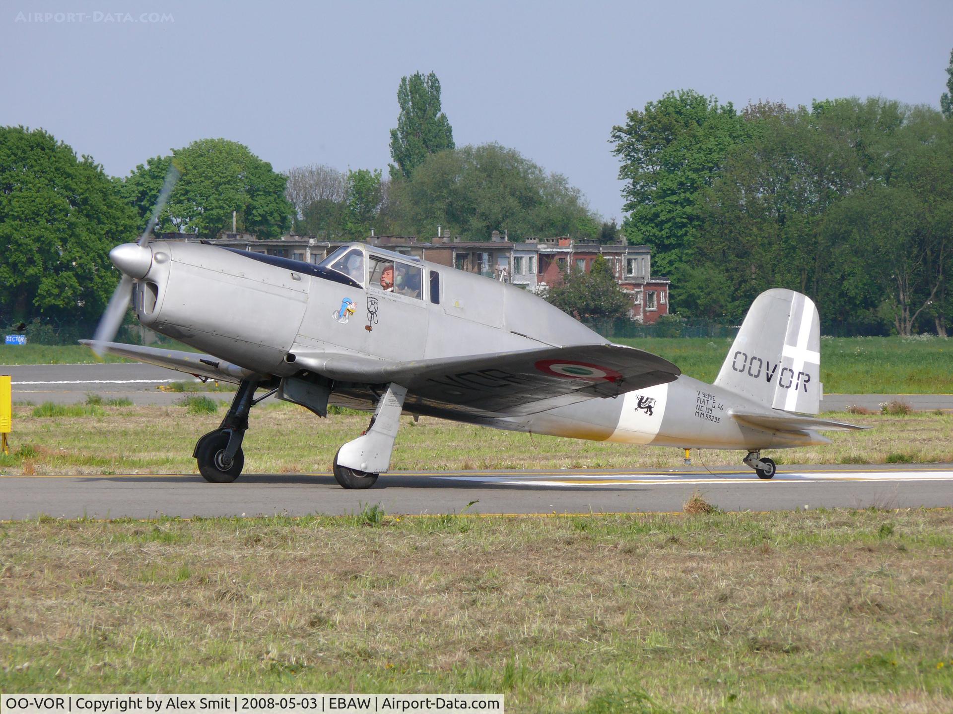 OO-VOR, Fiat G-46-5A Monoposto C/N 199, Fiat G-46-5A OO-VOR painted as as Italian Air Force MM53293