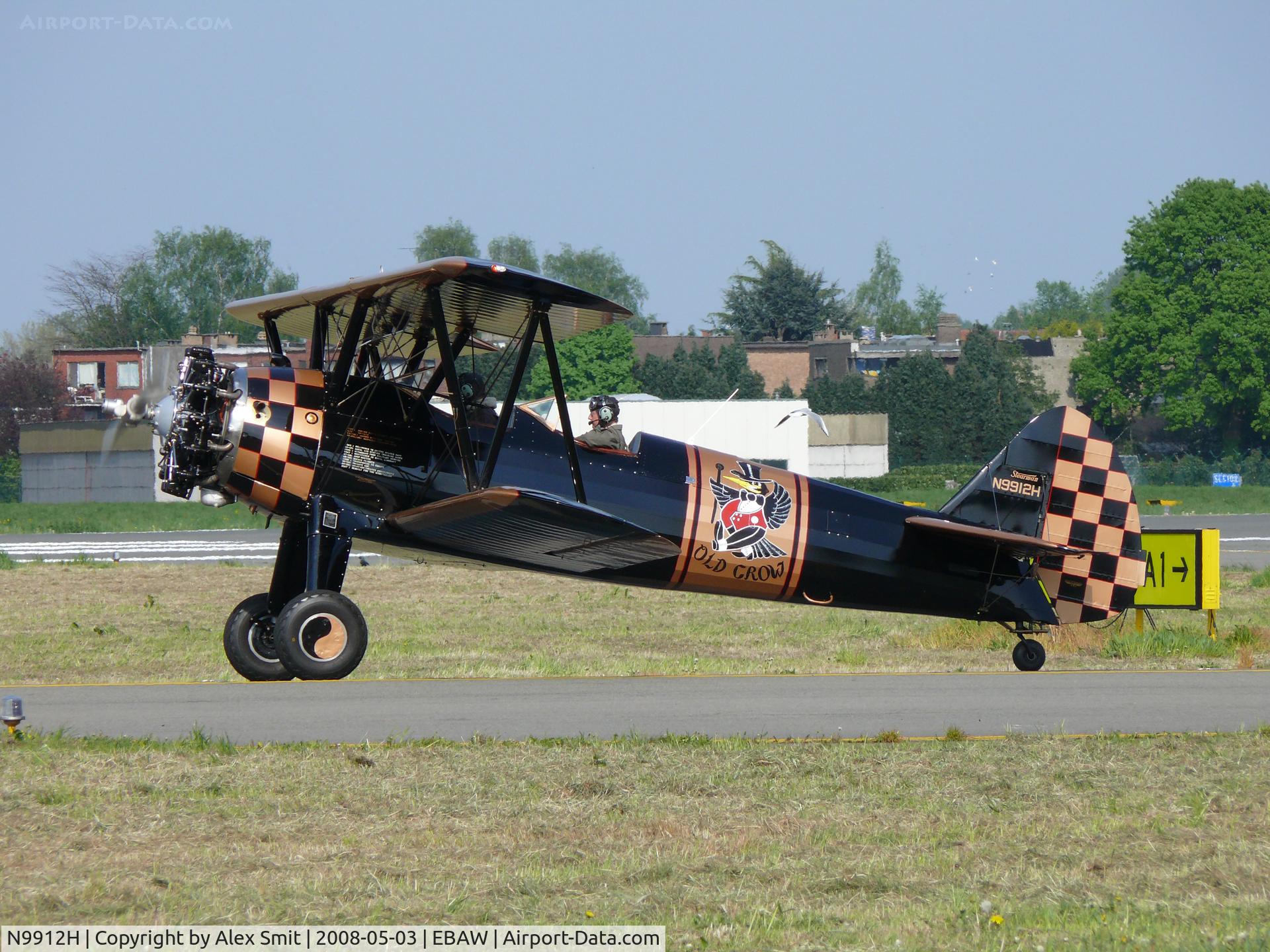 N9912H, 1943 Boeing N2S-3 Kaydet (B75N1) C/N 75-7213, Boeing/Stearman B75N1/N2S3 Kaydet N9912H 