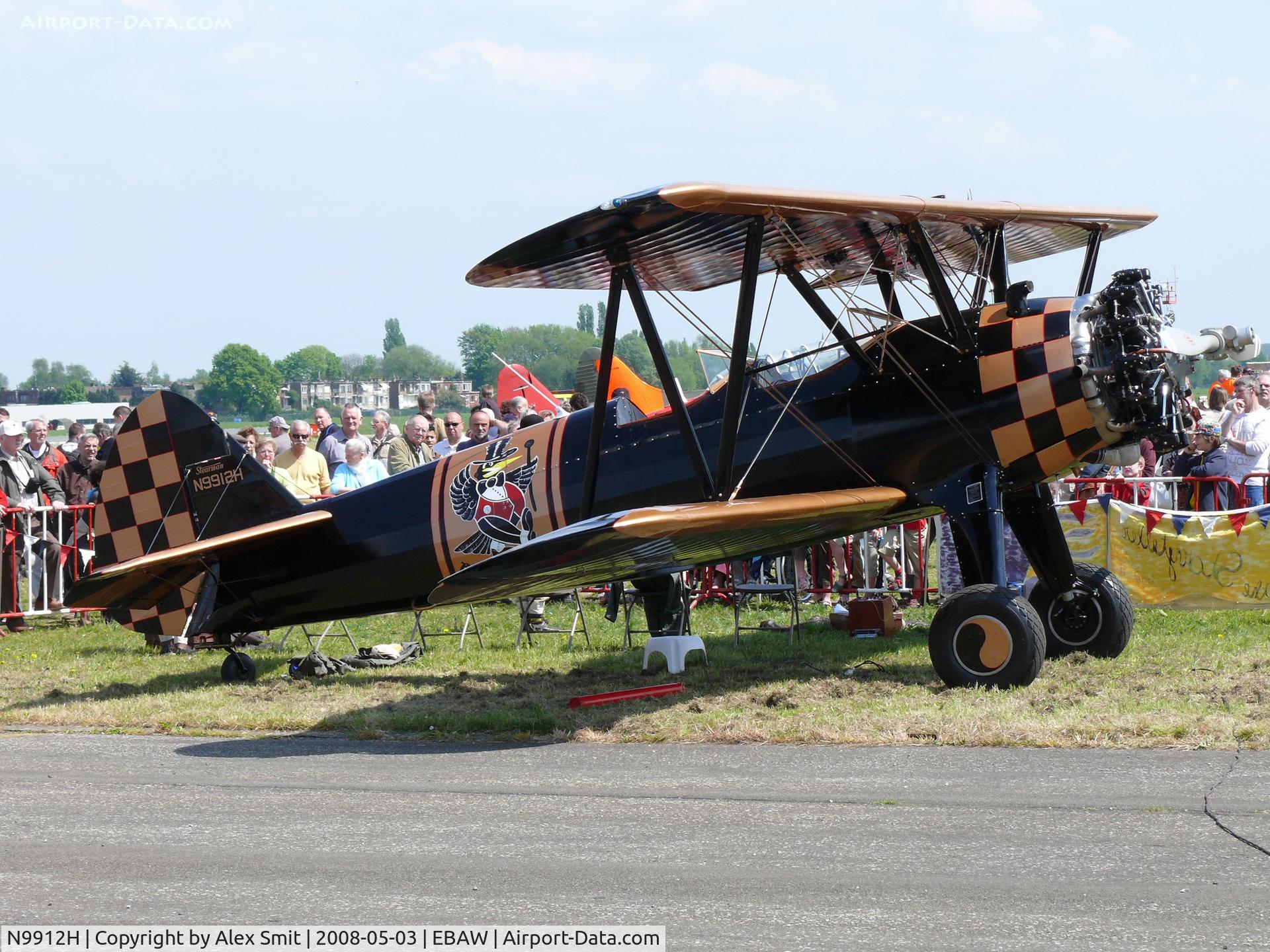 N9912H, 1943 Boeing N2S-3 Kaydet (B75N1) C/N 75-7213, Boeing/Stearman B75N1/N2S3 Kaydet N9912H 