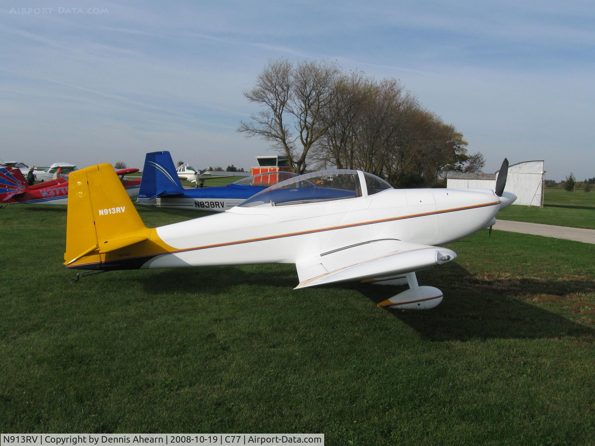 N913RV, 2004 Vans RV-8 C/N 80926, Poplar Grove,IL