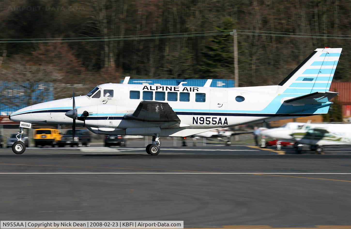 N955AA, 1970 Beech 99A C/N U-128, /