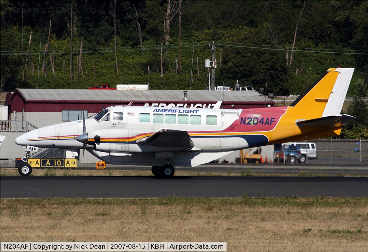 N204AF, 1983 Beech C99 Airliner C/N U-204, /