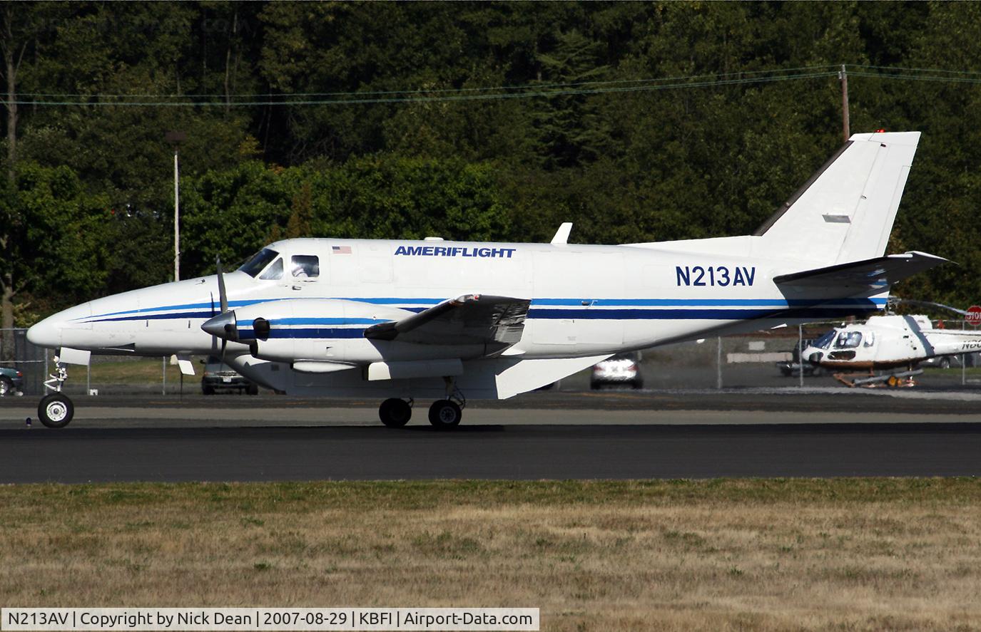 N213AV, 1983 Beech C99 Airliner C/N U-213, /