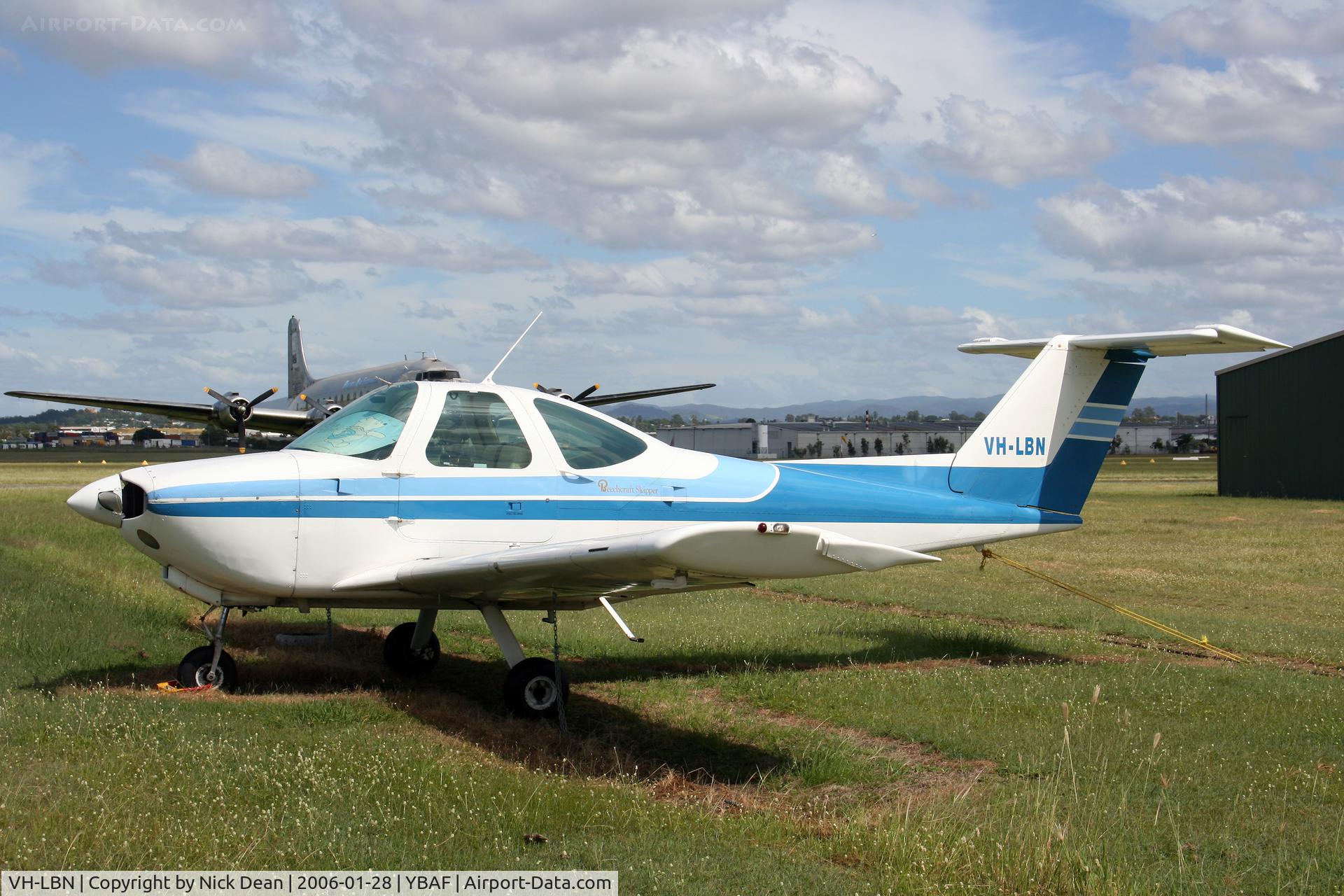 VH-LBN, 1980 Beech 77 Skipper C/N WA-123, /