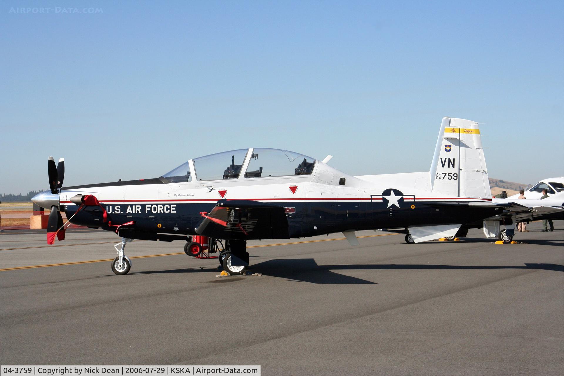 04-3759, 2005 Raytheon T-6A Texan II C/N PT-311, /