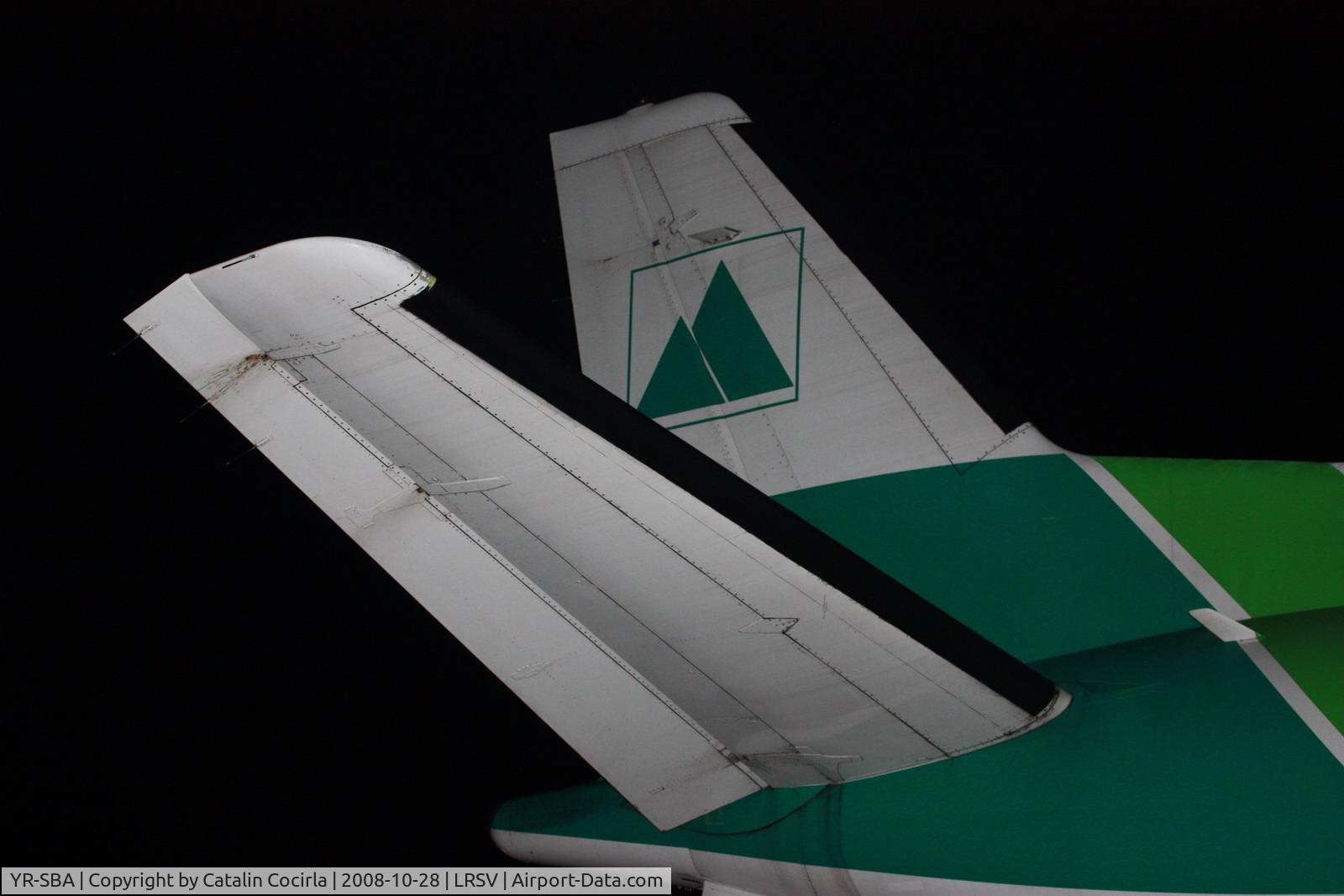 YR-SBA, 1996 Saab 2000 C/N 2000-038, Tail close-up