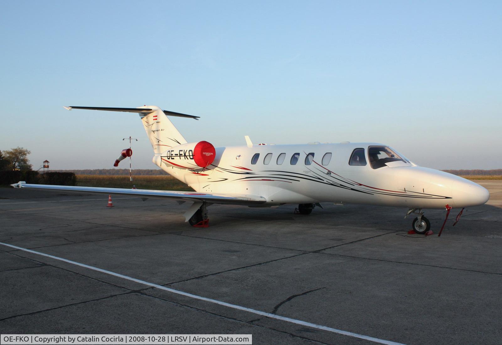 OE-FKO, 2008 Cessna 525A CitationJet CJ2+ C/N 525A-0390, On its stand