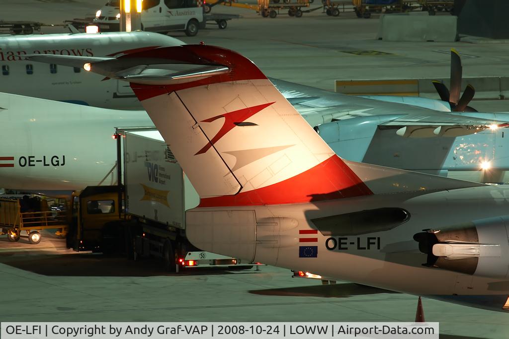 OE-LFI, 1995 Fokker 70 (F-28-0070) C/N 11529, Austrian Arrows F70