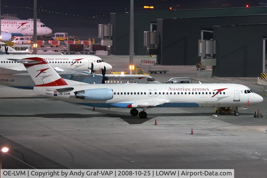OE-LVM, 1991 Fokker F100 (F-28-0100) C/N 11361, Austrian Arrows F100