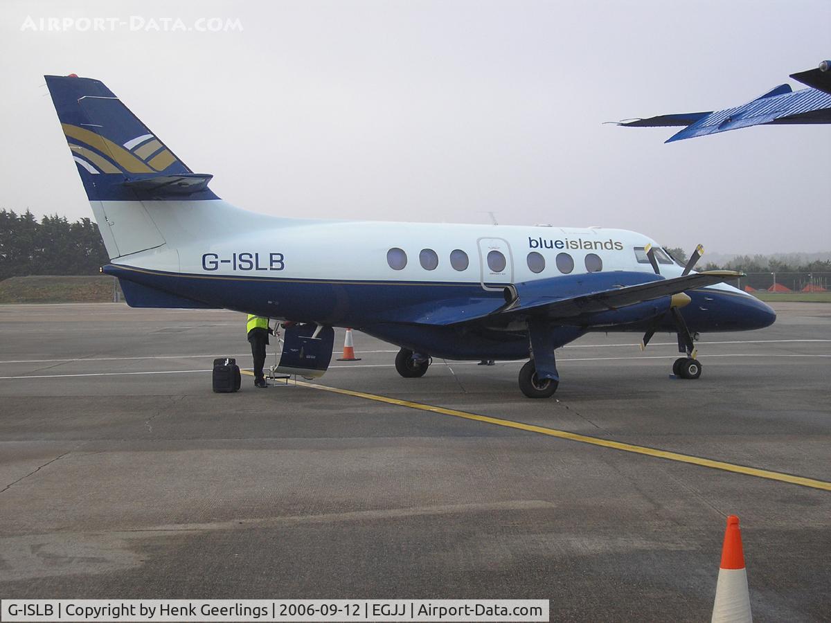 G-ISLB, 1990 British Aerospace BAe-3202 Jetstream 32 C/N 871, Blue Islands - Jersey Airport