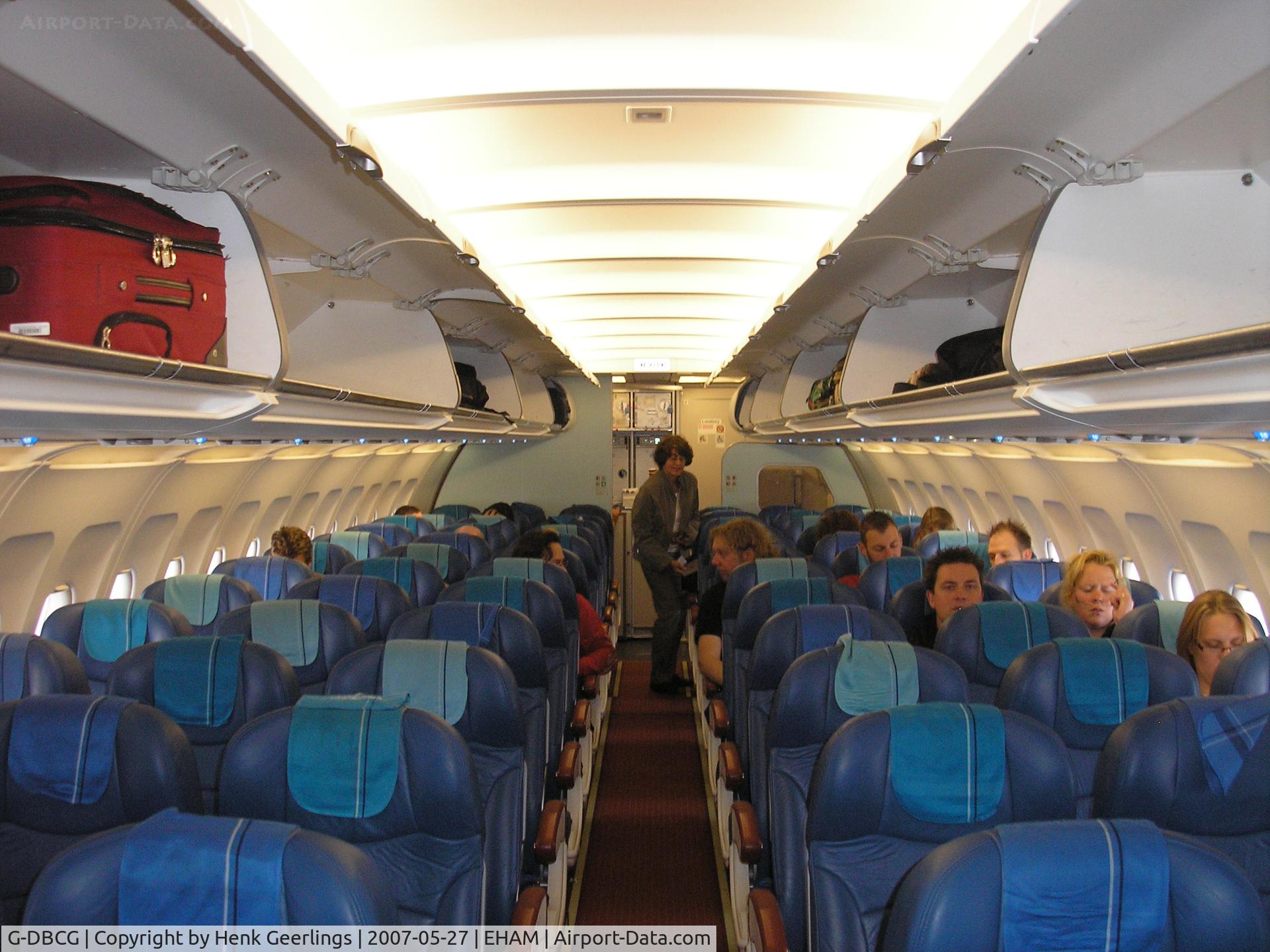 G-DBCG, 2005 Airbus A319-131 C/N 2694, Cabin BMI A319   Sector AMS LHR