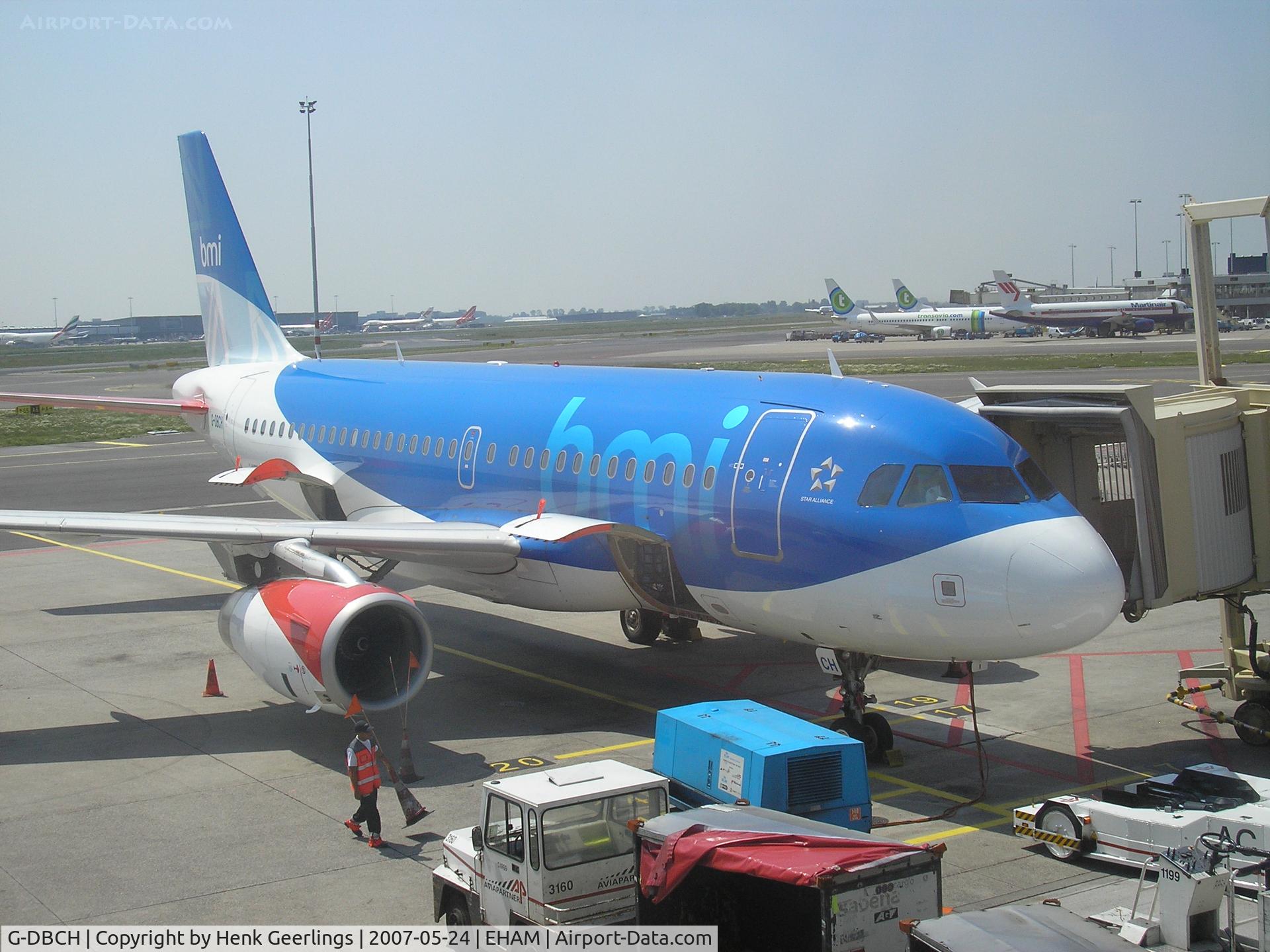 G-DBCH, 2006 Airbus A319-131 C/N 2697, Schiphol, BMI A319 ready for dep to LHR