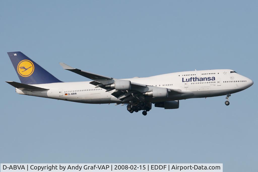 D-ABVA, 1989 Boeing 747-430 C/N 23816, Lufthansa 747-400