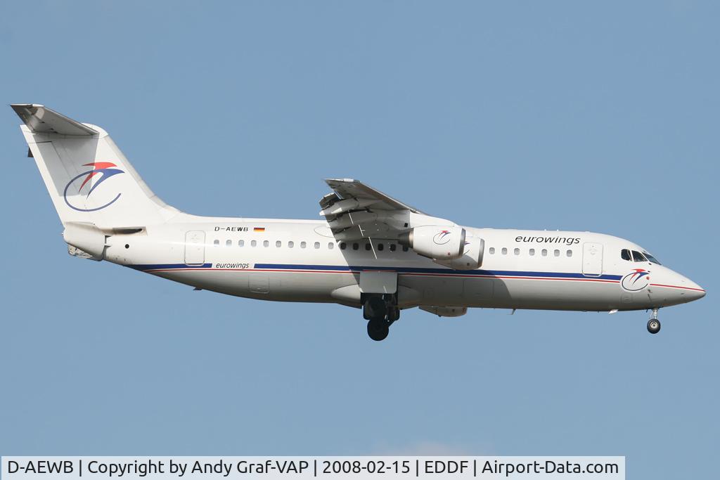 D-AEWB, 1990 British Aerospace BAe.146-300 C/N E3183, Eurowings Bae146