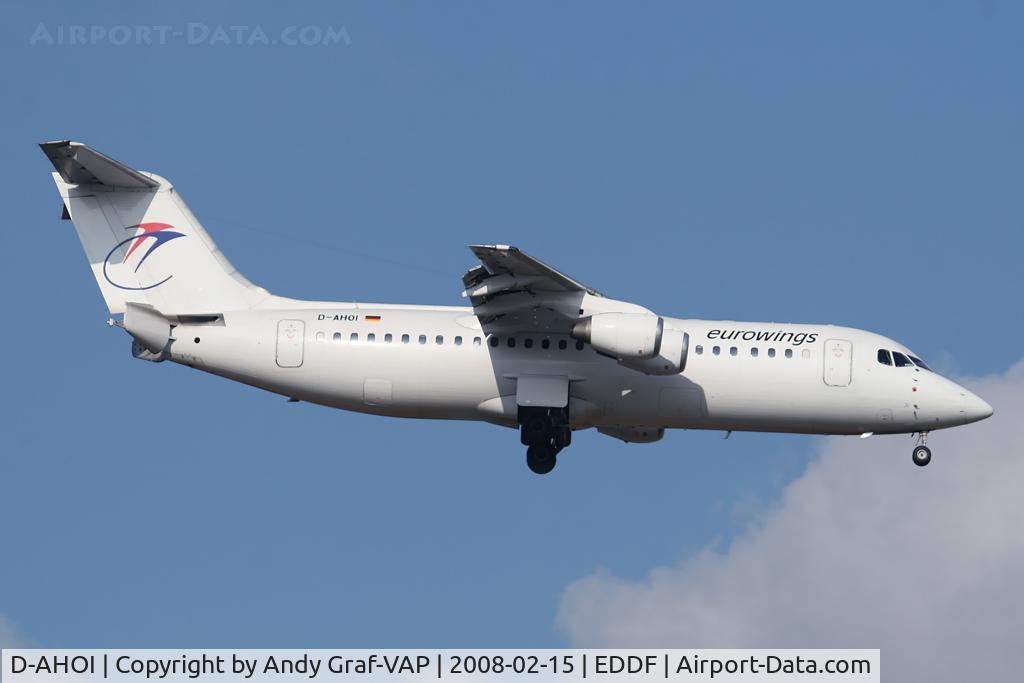 D-AHOI, 1990 British Aerospace BAe.146-300A C/N E3187, Eurowings Bae146