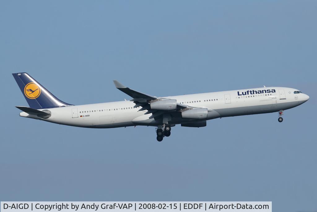 D-AIGD, 1993 Airbus A340-311 C/N 028, Lufthansa A340-300