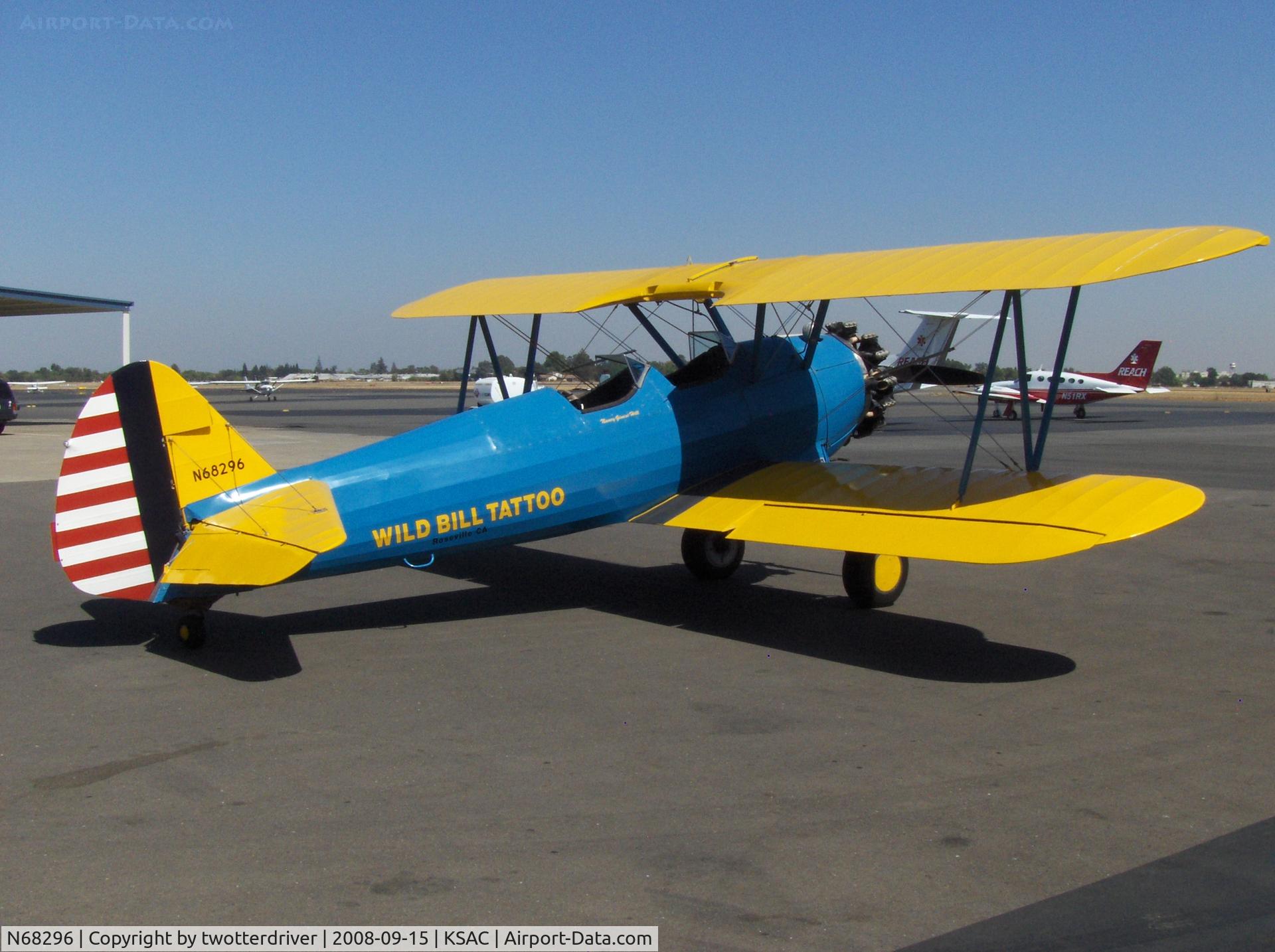 N68296, 1940 Boeing A75N1(PT17) C/N 75-354, Sitting in the sun!