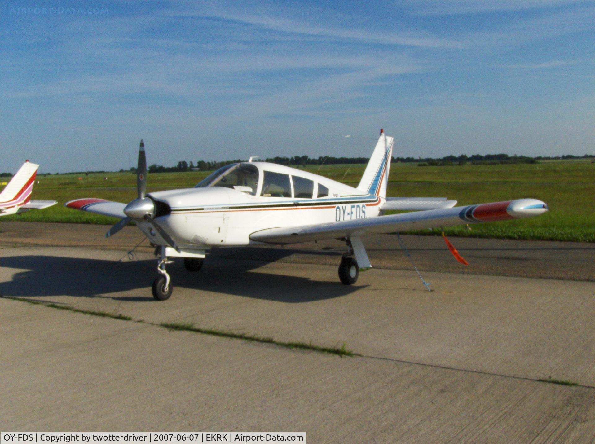 OY-FDS, 1968 Piper PA-28R-180 Cherokee Arrow C/N 28R-30683, On the Ramp
