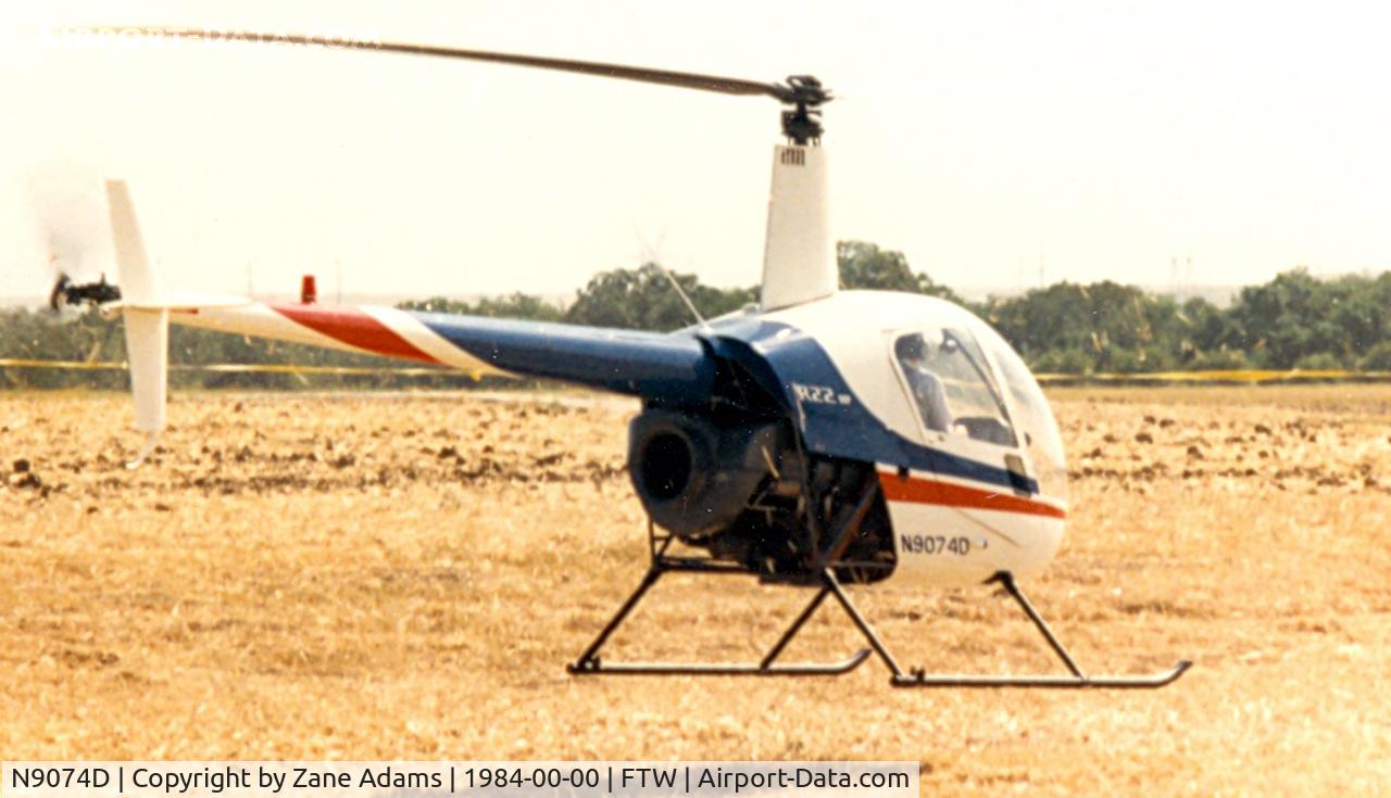 N9074D, 1981 Robinson R22 C/N 0234, At Meacham Field