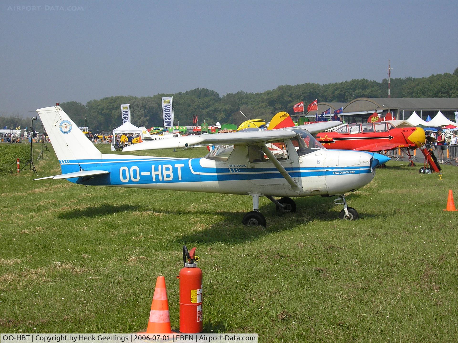 OO-HBT, 1976 Reims F150M C/N 1254, Koksijde Air Base Openday , 01 jul 2006