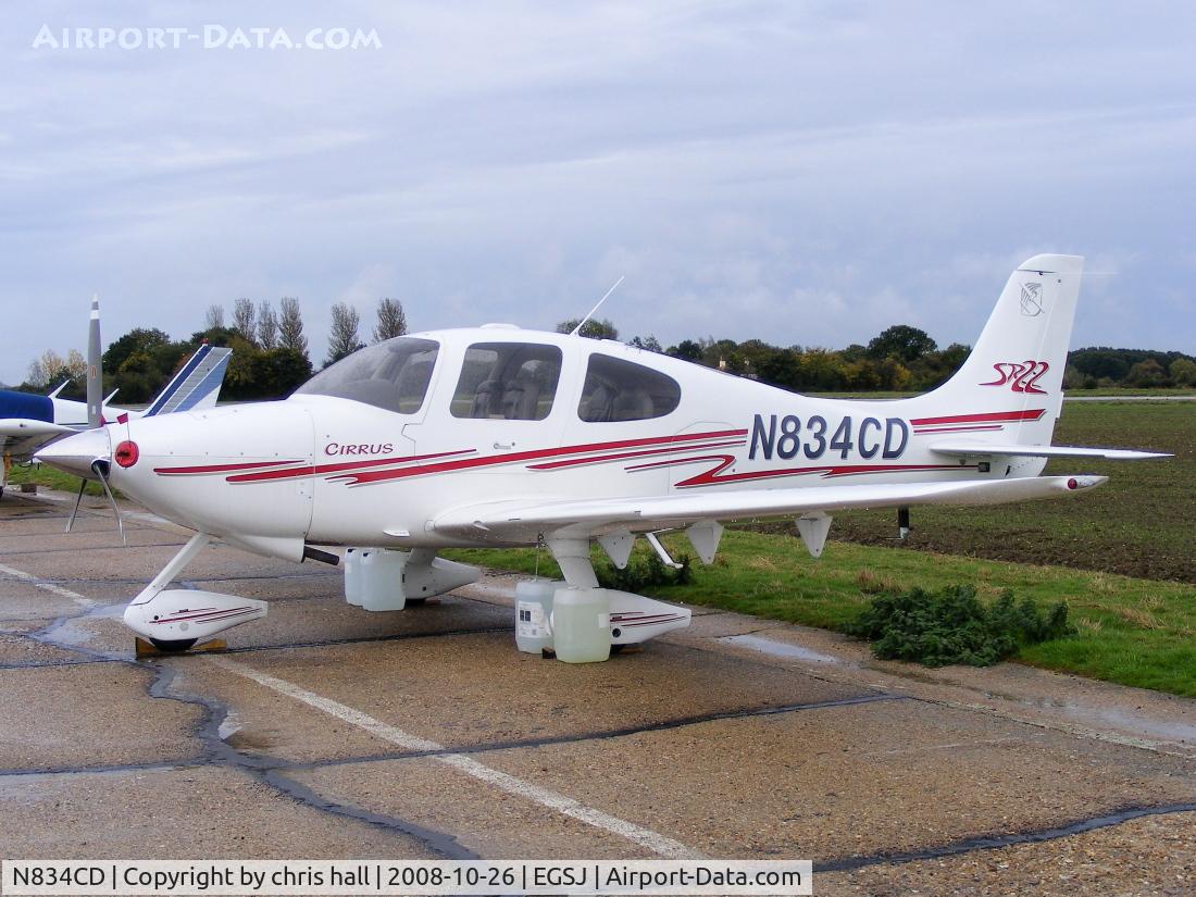 N834CD, 2002 Cirrus SR22 C/N 0168, private