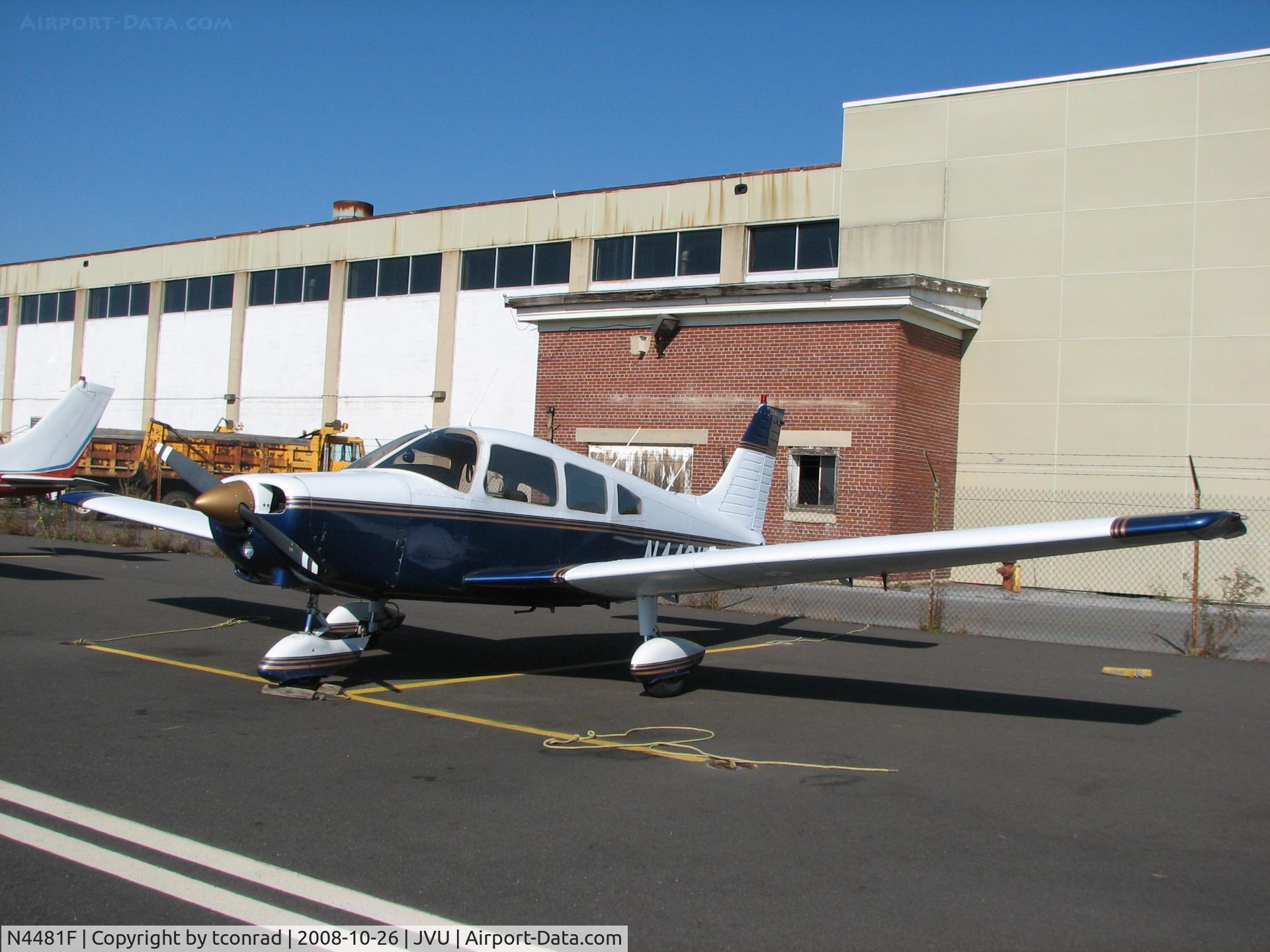 N4481F, 1976 Piper PA-28-151 C/N 28-7715037, at Queen City