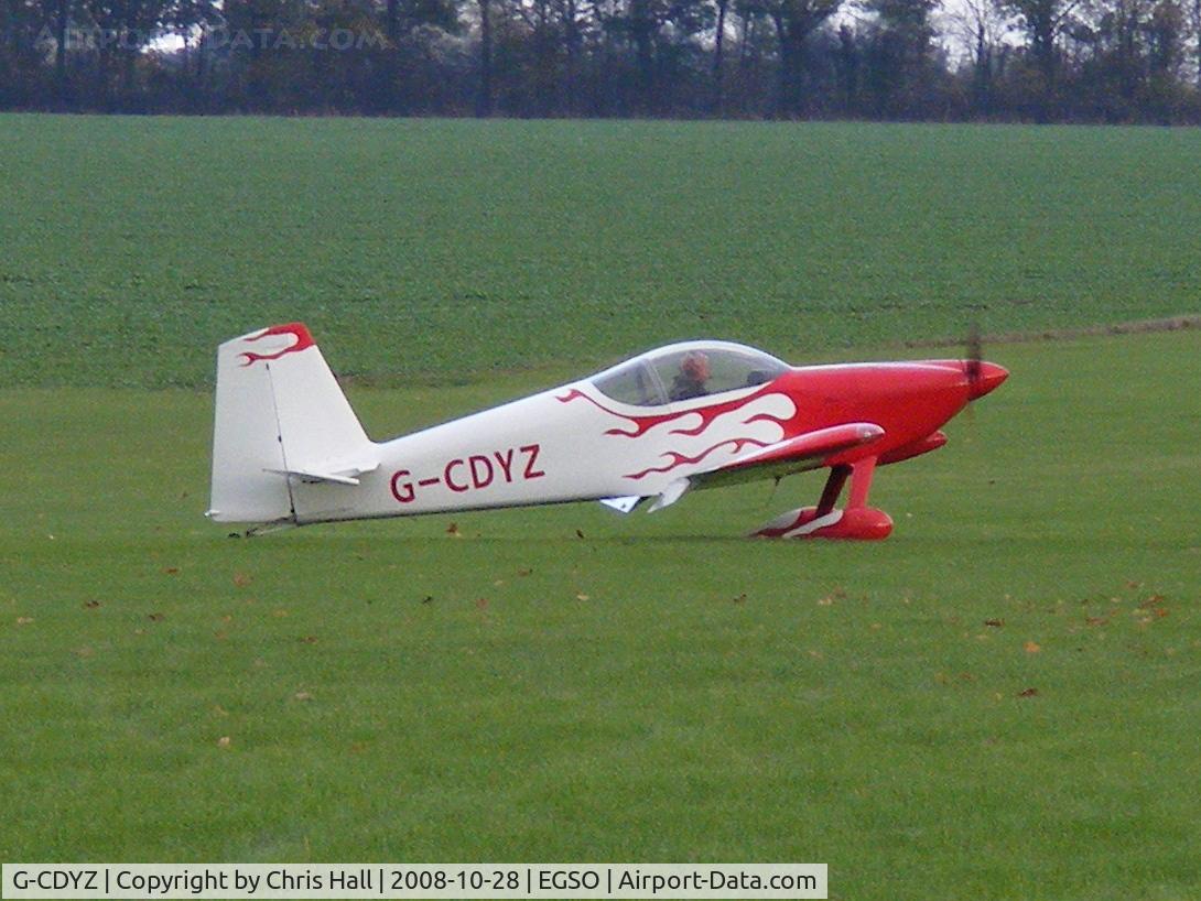 G-CDYZ, 2007 Vans RV-7 C/N PFA 323-14276, private