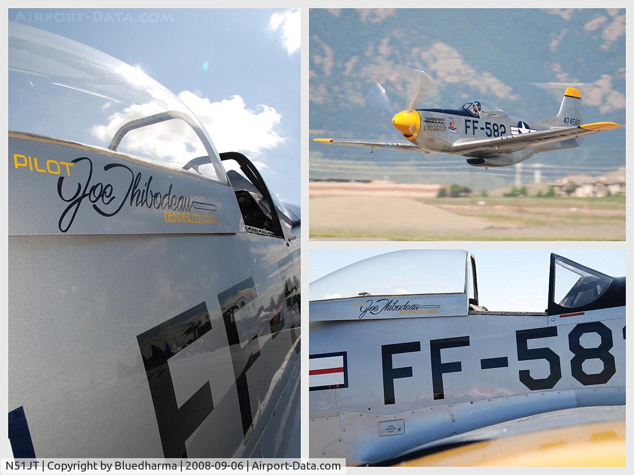 N51JT, 1946 North American P-51D Mustang C/N 122-41122 (44-74582), Views of the Crusader