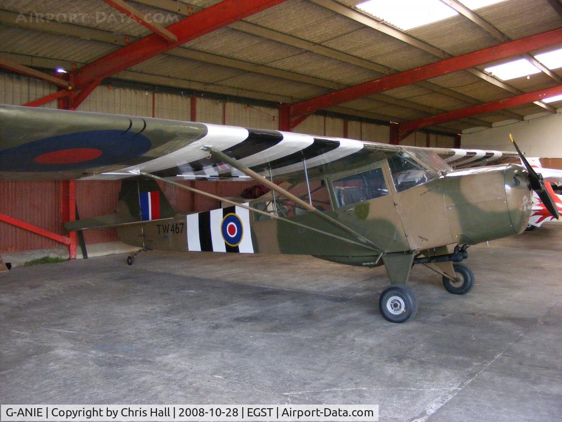 G-ANIE, 1945 Taylorcraft J Auster 5 C/N 1809, wearing its ARMY AIR CORPS Serial: TW467