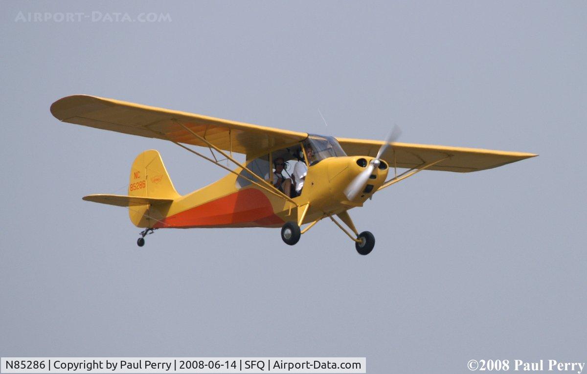 N85286, 1946 Aeronca 7AC Champion C/N 7AC4024, Once again in the air over Suffolk