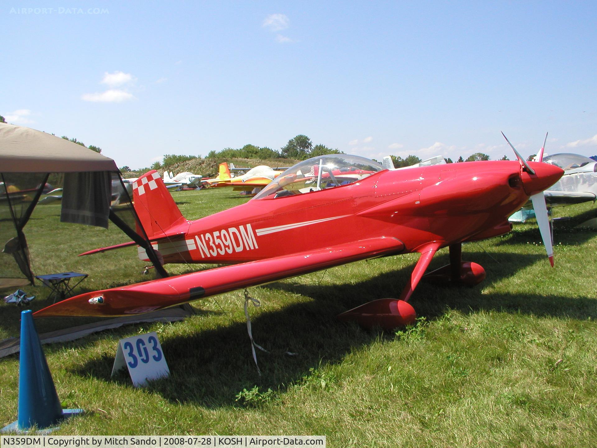 N359DM, 2006 Vans RV-4 C/N 4354, EAA AirVenture 2008.