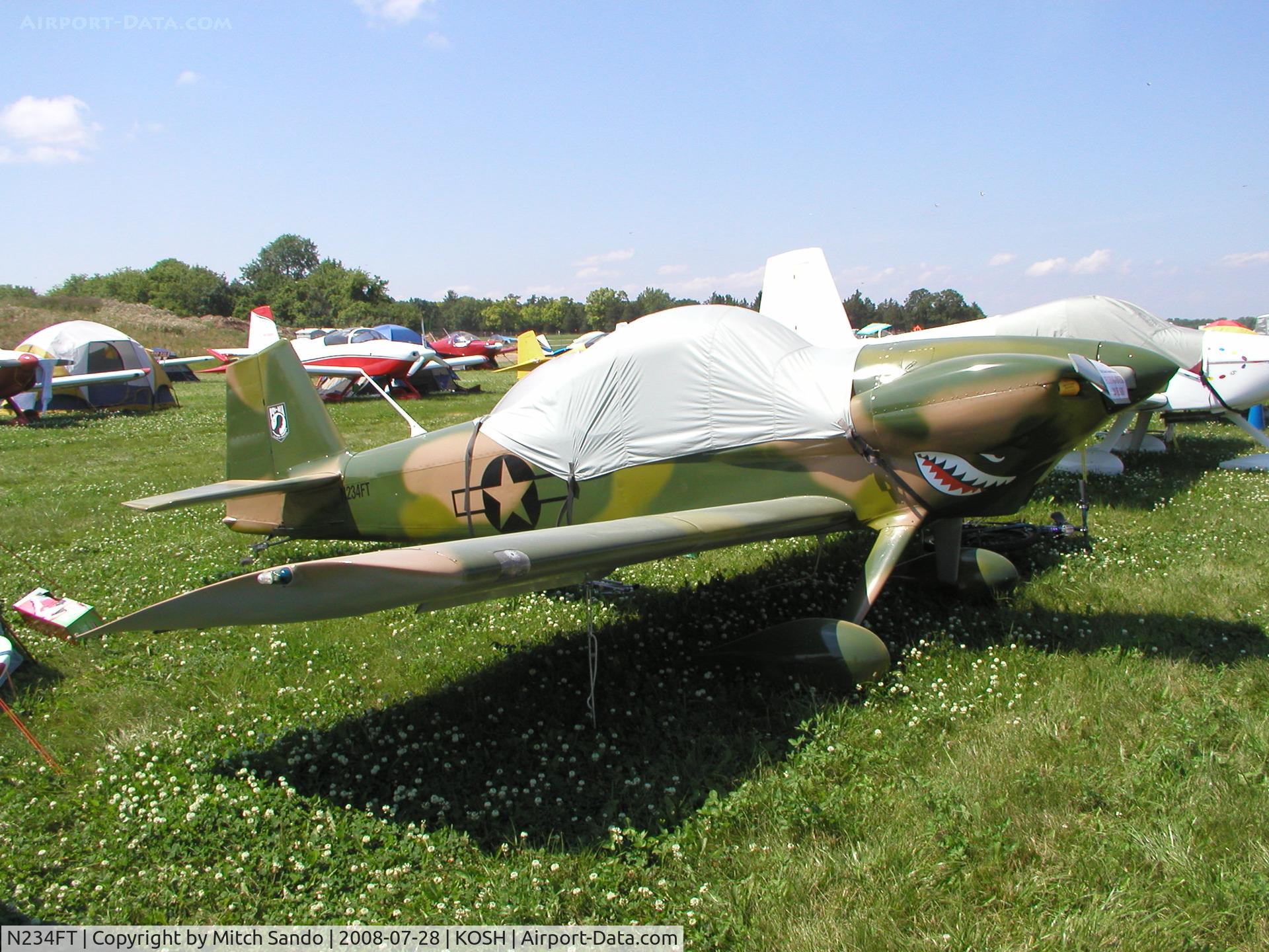 N234FT, 1979 Vans RV-3 C/N 241, EAA AirVenture 2008.